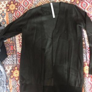 Lululemon City Street Cardigan -- 10 -- Army green